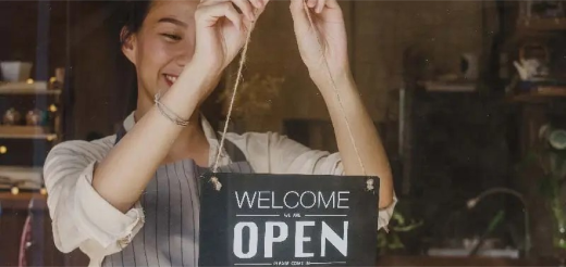 a person holding a sign