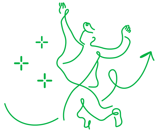 HR floating above a hand